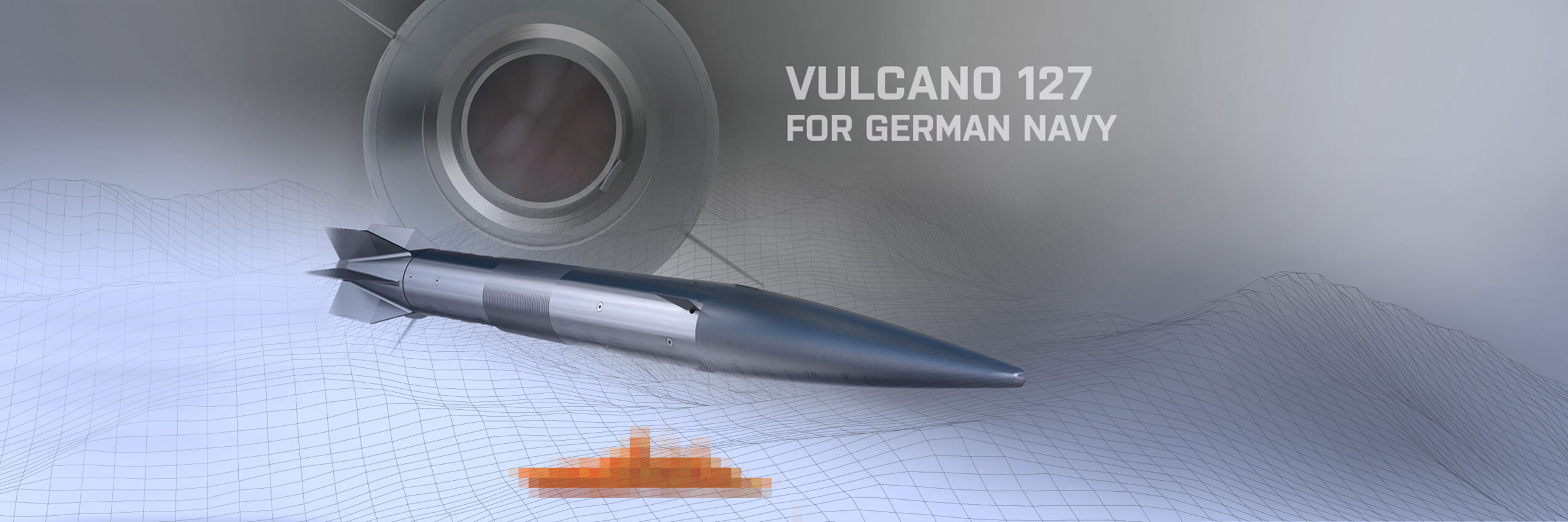Lenkmunition Vulcano 127 von Diehl Defence und Leonardo für die deutsche Marine