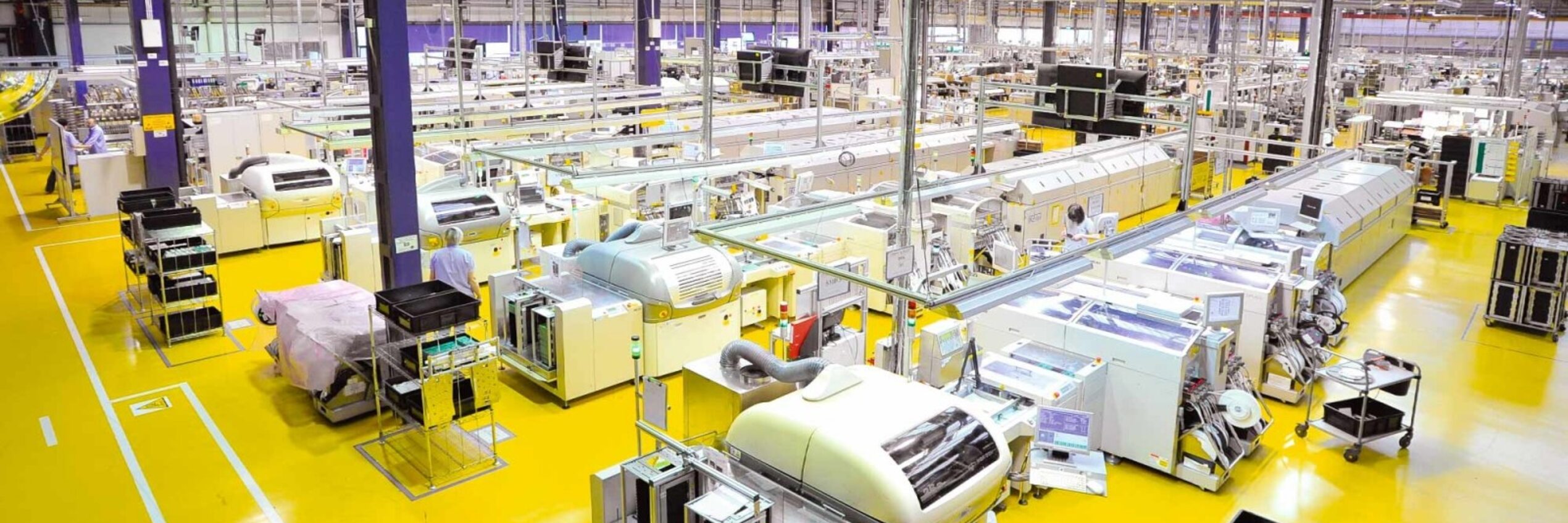 View into the production of Diehl Controls in Namyslow