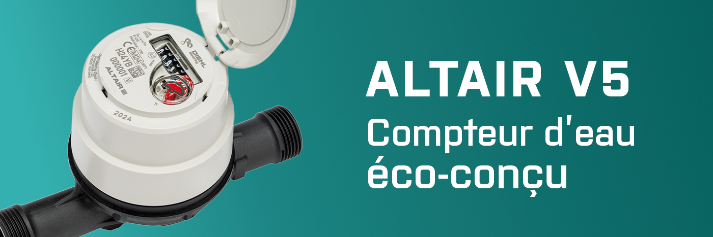 ALTAIR V5, nouveau compteur d'eau plus performant durablement