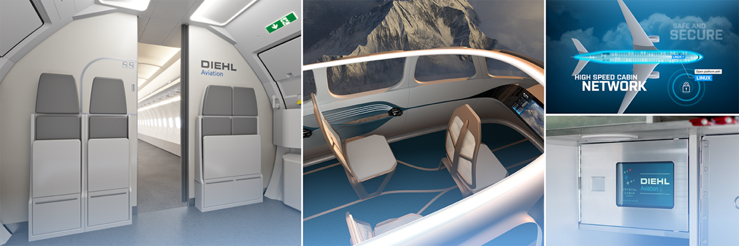 Volle Kraft für Innovationen auf der Aircraft Interiors Expo