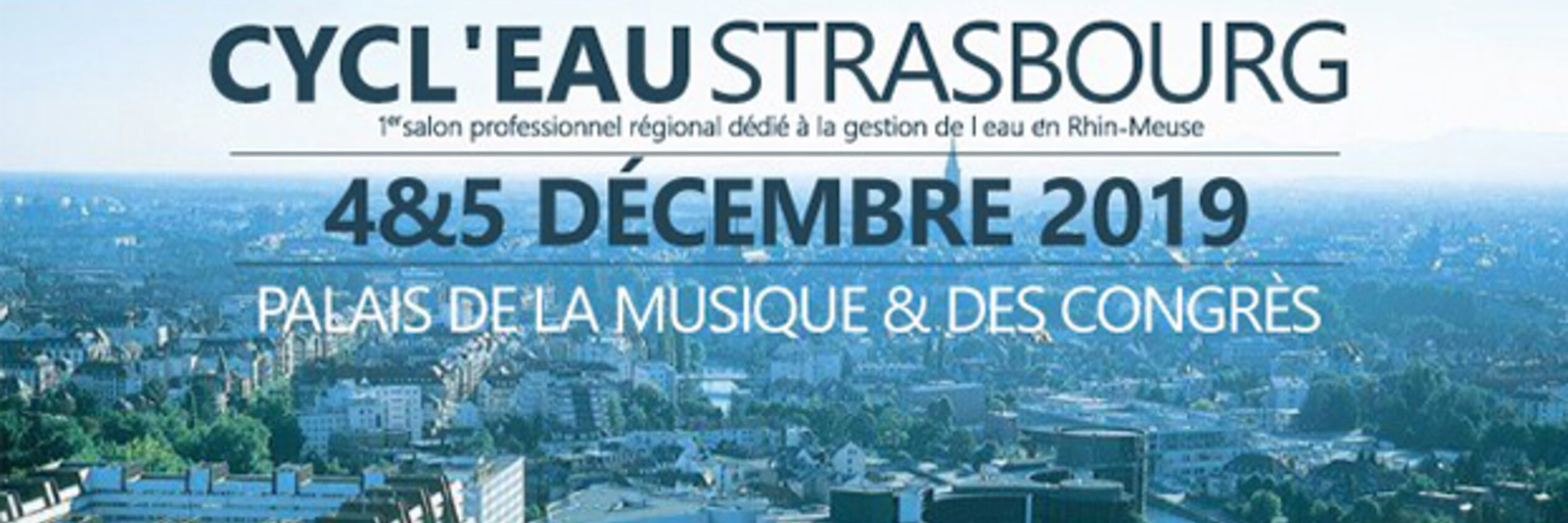 Cycl'Eau Estrasburgo, 4-5 de diciembre de 2019, Stand C9