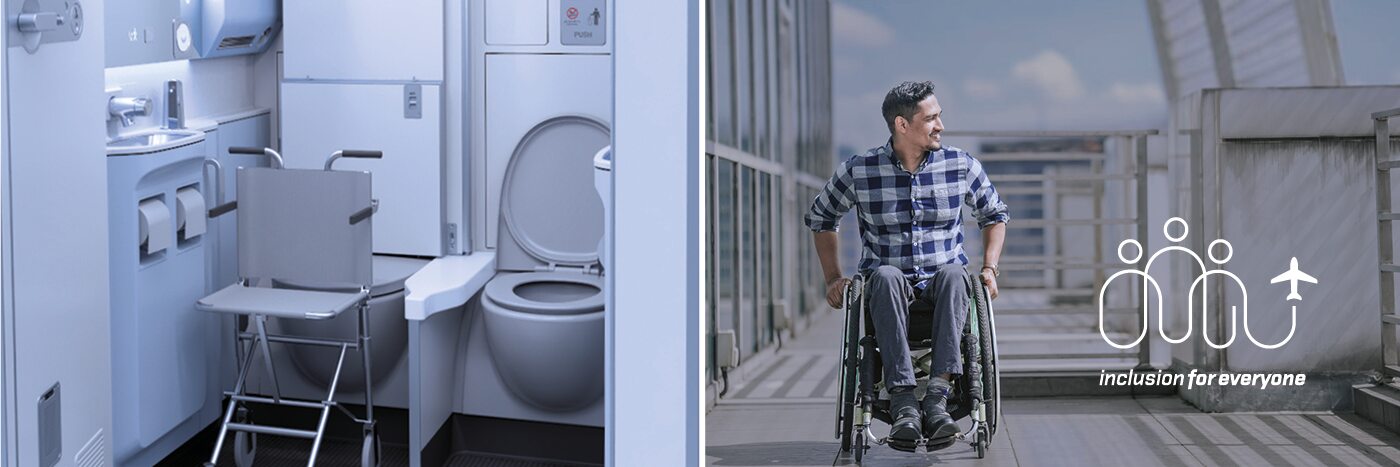 Diehl Aviation testet inklusive Bordtoilette am Hamburger Flughafen