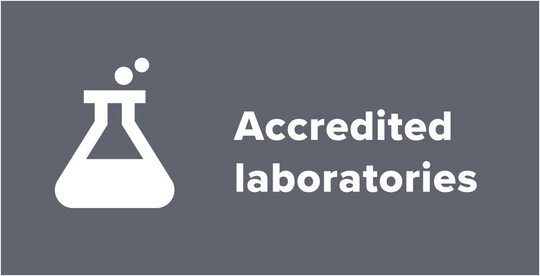 Accredited Laboratories certificates