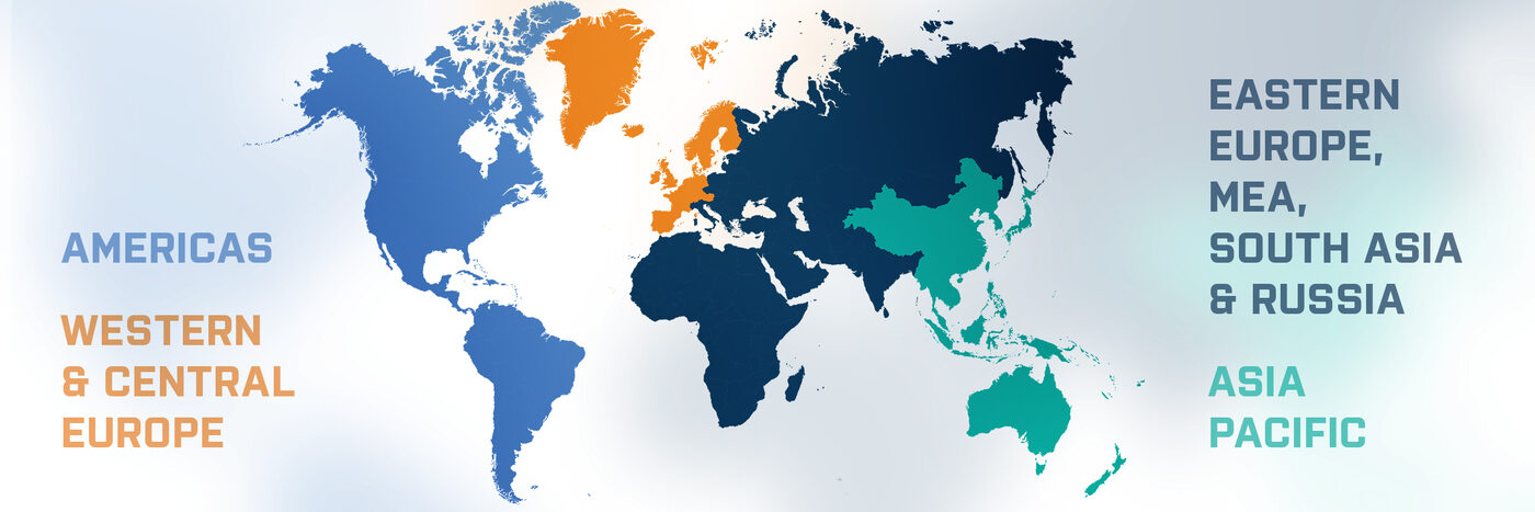 Partners by region