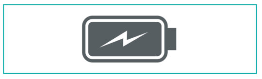 Pictogramm showing a battery