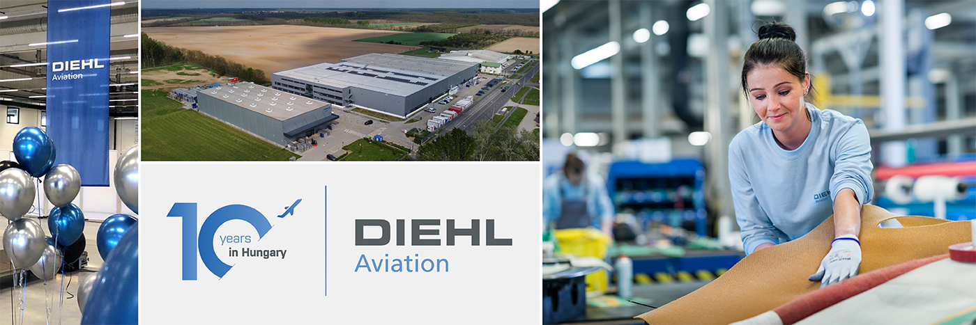Diehl Aviation celebrates its tenth anniversary in Hungary
