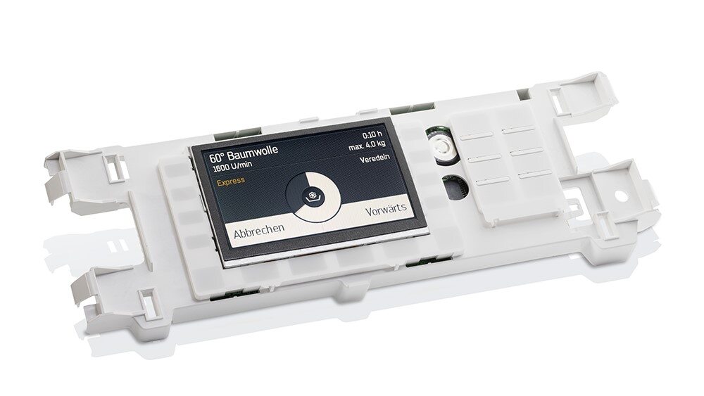 User Interface für eine Waschmaschine 