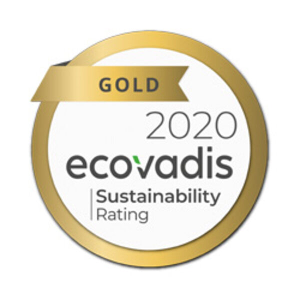 EcoVadis Gold rating is achieved